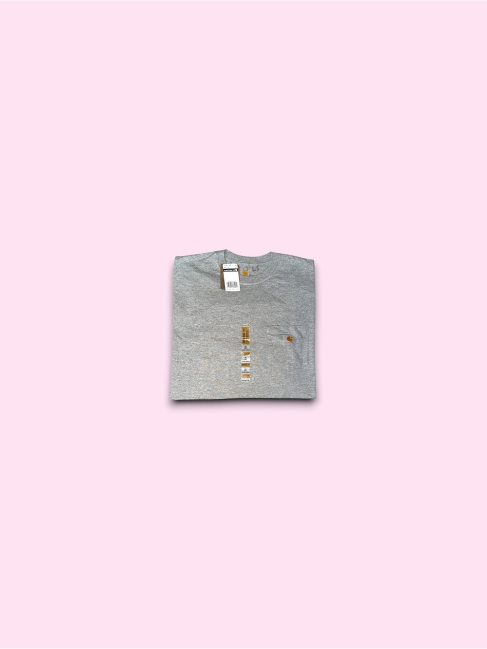 Carhartt original fit pocket tee shirt grey menβs Size XL Tall